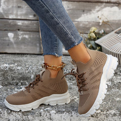 Women's Mesh Road Running Shoes Comfortable Lightweight Non slip Casual Sneakers