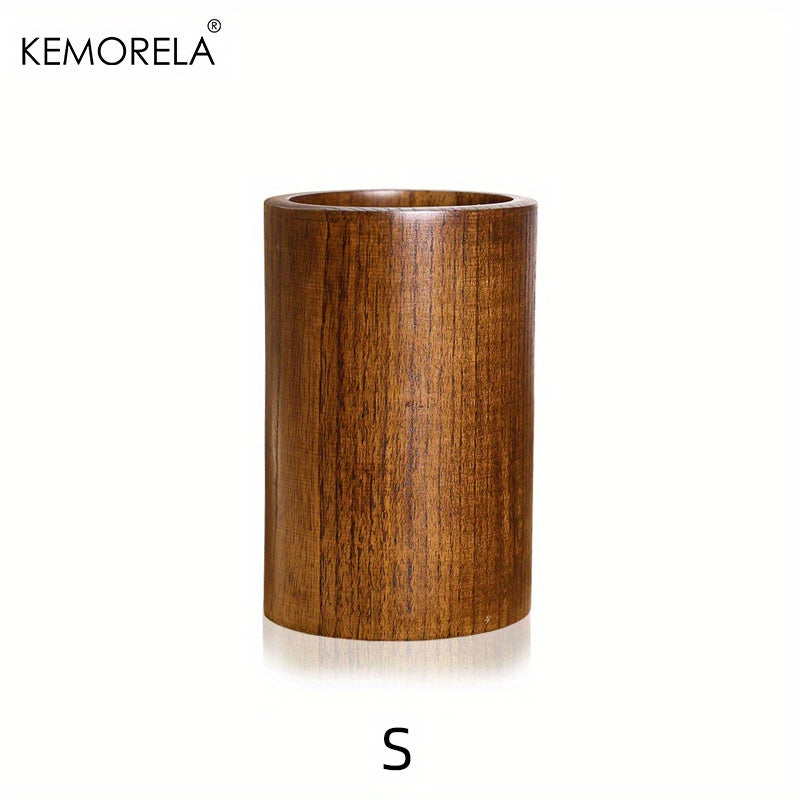 Wooden Kitchen Utensil Holder with Chopsticks Cage and Pen Holders