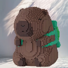 5001pcs Capybara Backpack Building Blocks Gift for Decoration