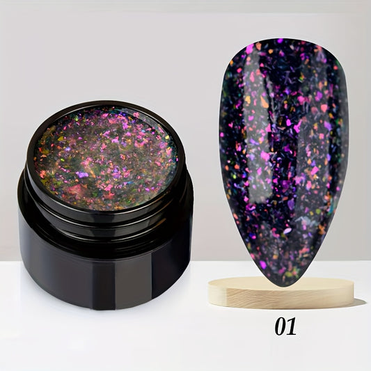 Aurora Gel Nail Polish Top Coat Hybrid Gel Varnish