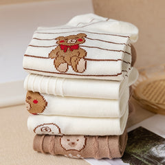 5 Pairs Women's Ankle Cotton Low Cut Socks