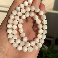 Mother Of Pearl Trochus Shell Beads Round Loose Beads 15in 4 6 8 10 12mm