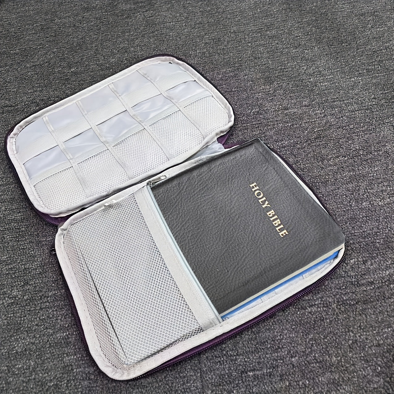 Bible Storage Bag Multifunctional Data Cable Organizer