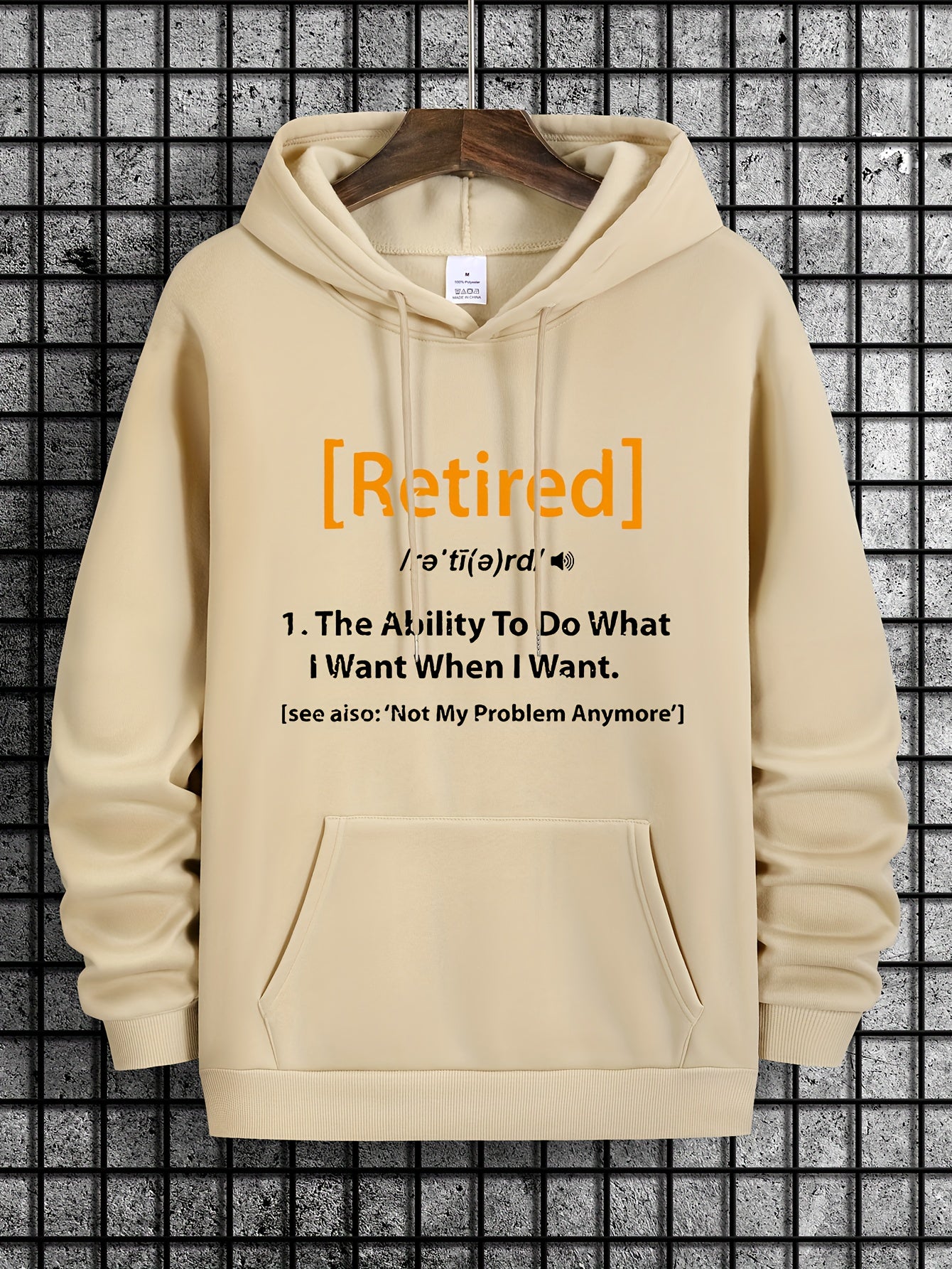 Men's Hooded Sweatshirt for Autumn Winter