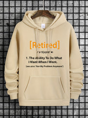 Men's Hooded Sweatshirt for Autumn Winter