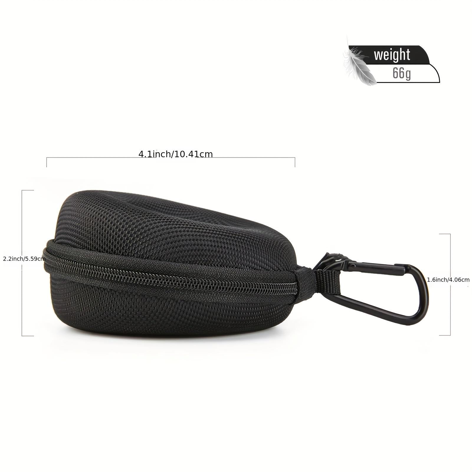 Travel Watch Storage Bag Zipper Round Mini Box Portable Case