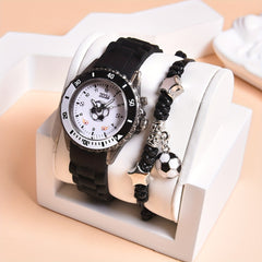 2pcs Boys' Quartz Sports Watch Mixed LED Luminous Display