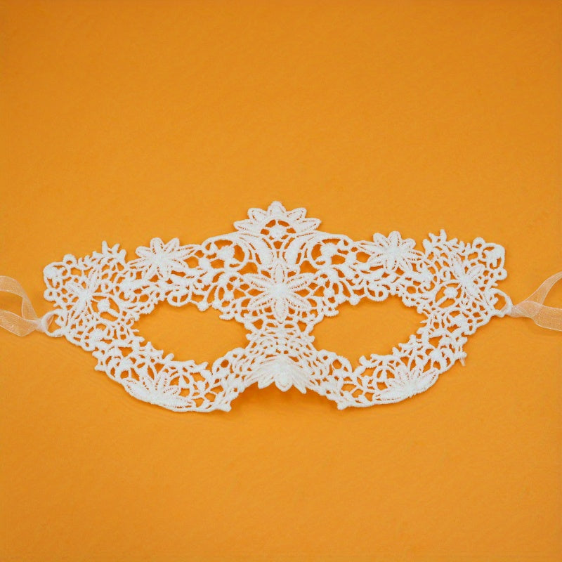 Halloween Double Gauze Lace Six petal Mask