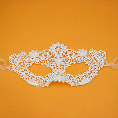 Halloween Double Gauze Lace Six petal Mask