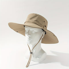 Fashionable Pure Rope Big Brim Hat Outdoor Sun Protection Fisherman Hat
