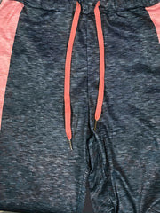 Casual Two piece Set Crew Neck Long Sleeve Tops & Drawstring Jogger Pants