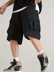 Men's Cargo Short Pants Breathable Baggy Shorts Outdoors