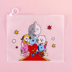 Student Transparent Pouch Pen Bag Pencil Case