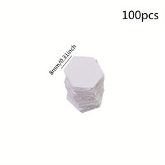 100pcs Patchwork Hand Tool Hexagon Model Board Material Paper