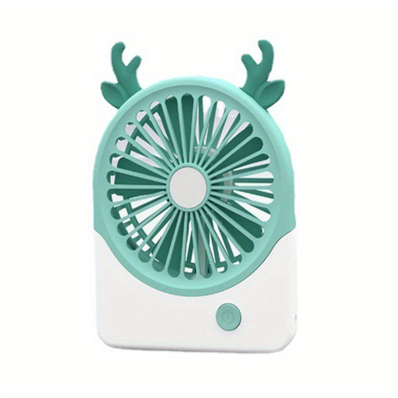 USB Rechargeable Handheld Fan 3 Gears Portable Pocket Fan Mini Fan