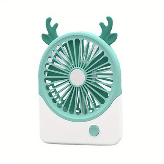 USB Rechargeable Handheld Fan 3 Gears Portable Pocket Fan Mini Fan
