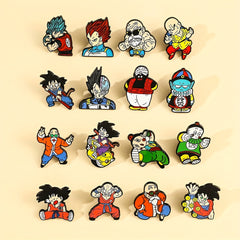 Kids Cartoon Enamel Pin Set for Clothing Hats Backpacks