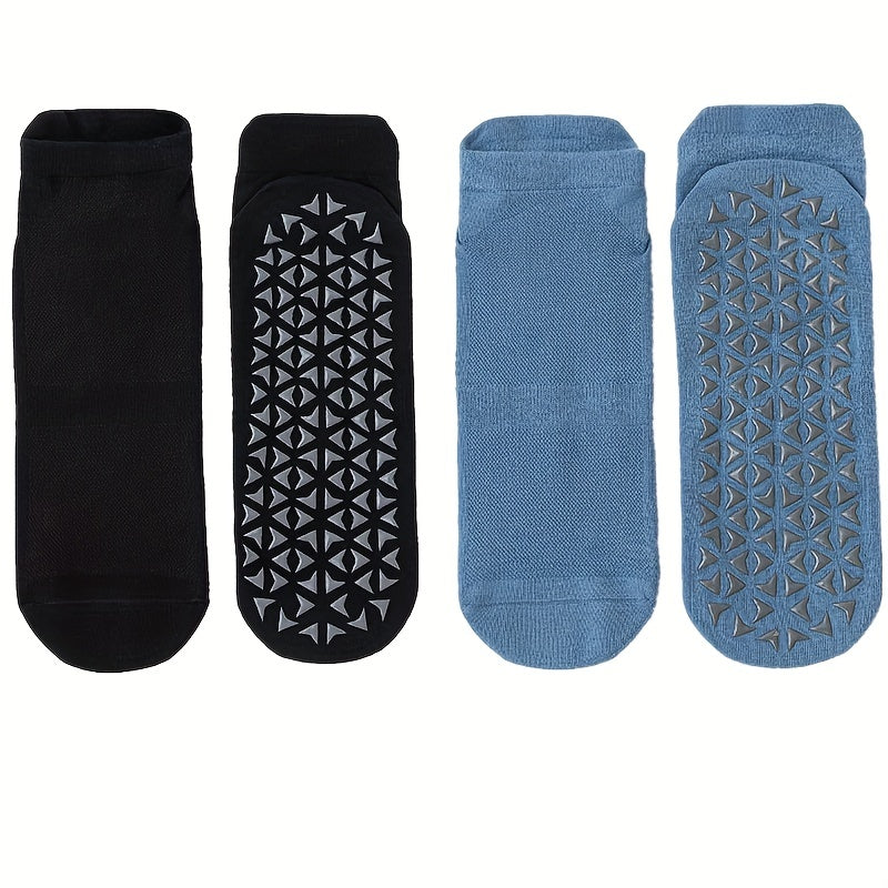 2 Pairs Soft Yoga Socks Moisture Wicking Casual Ankle Socks