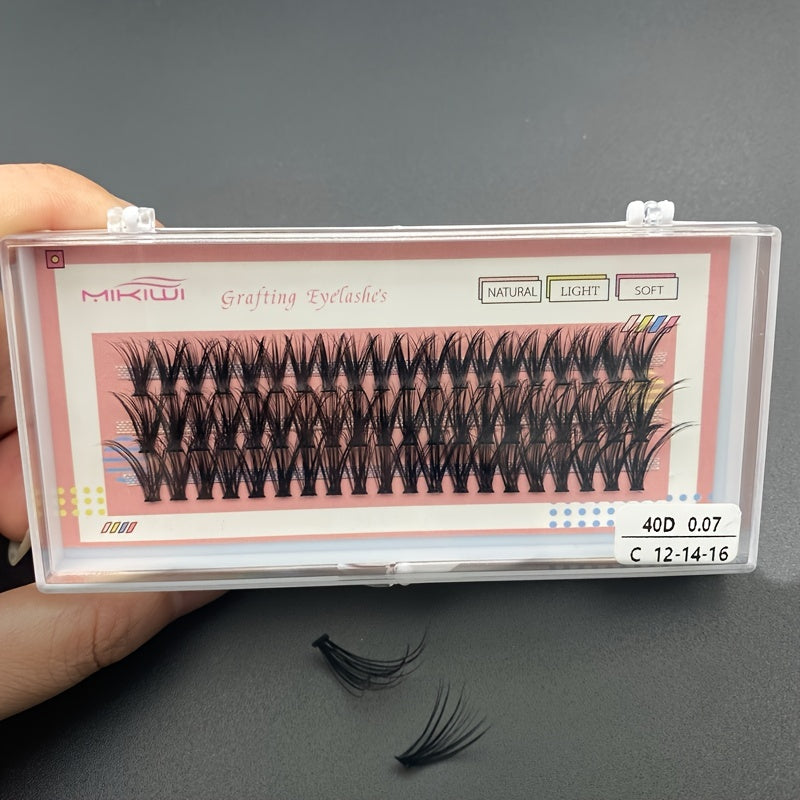 60 Cluster Lashes 30D 40D C Curl Mix 12 14 16mm Soft Natural False Eyelashes