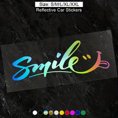 Waterproof Auto Stickers Smile Car Decals Smiley Decal For Automobile