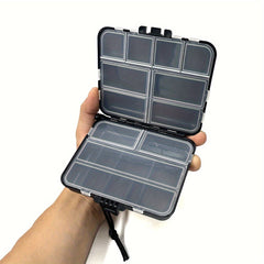 1pc Fishing Access. Storage Box Lanyard Multi-use Plastic Tackle Box