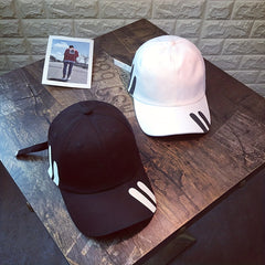 Casual Couple Baseball Cap Solid Hip Hop Sun Hat Unisex Dad Hats