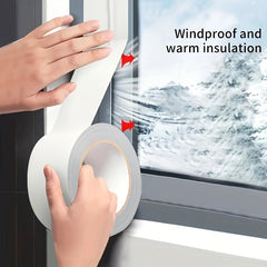 Window Insulation Film & Seal Tape for Winter, High Viscosity, Waterproof