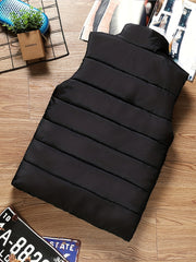 Men's Winter Puffer Vest Lightweight Sleeveless Coat