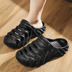 Men's Lightweight Slip-On Platform Clogs - Outdoor Sandals