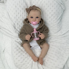 19 Inch Reborn Baby Girl Doll Toy for Kids Birthday Gift