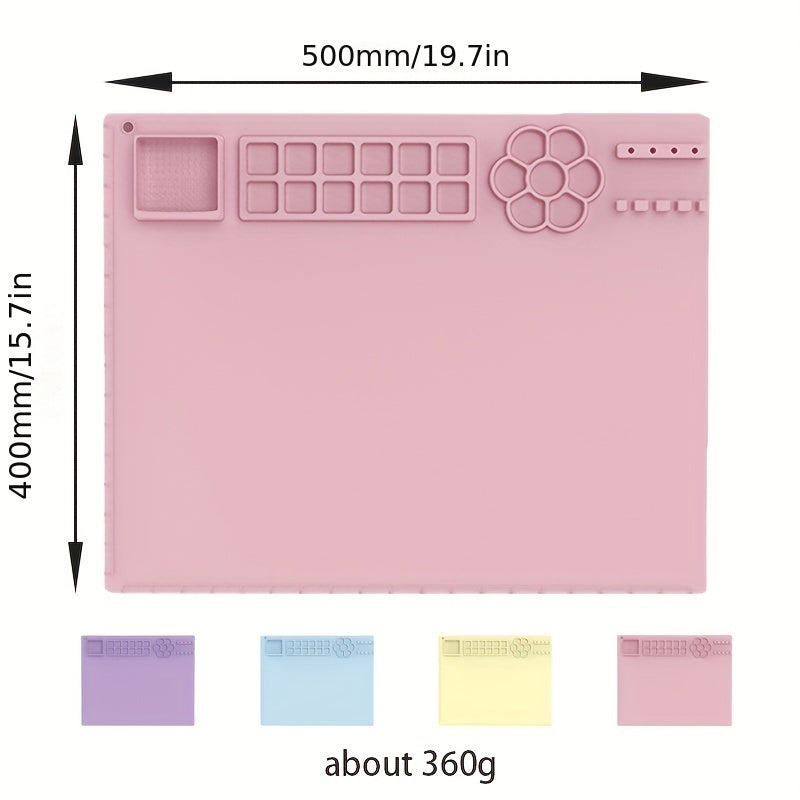 Silicone Painting Mat DIY Graffiti Clay Painting Mat