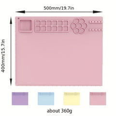 Silicone Painting Mat DIY Graffiti Clay Painting Mat