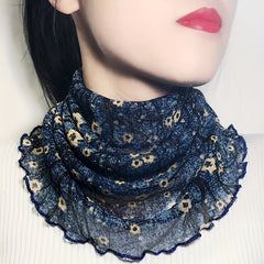 Classic Print Veil Breathable Face Covering Casual Neck Gaiter