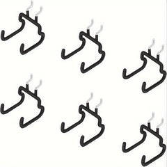 6pcs Nail Plate Drilling Racks Nail Plate Hanging Hooks Nail Plate Storage Rack