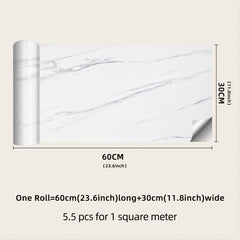 Waterproof Frosted Marble Sticker, Moisture-proof, 1pc