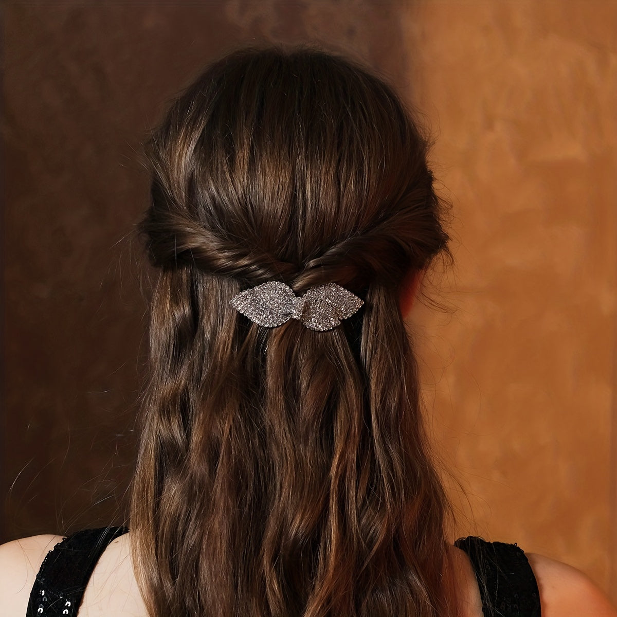 Rhinestone Bow Hair Clip Wedding Bridal Jewelry Hair Accessories