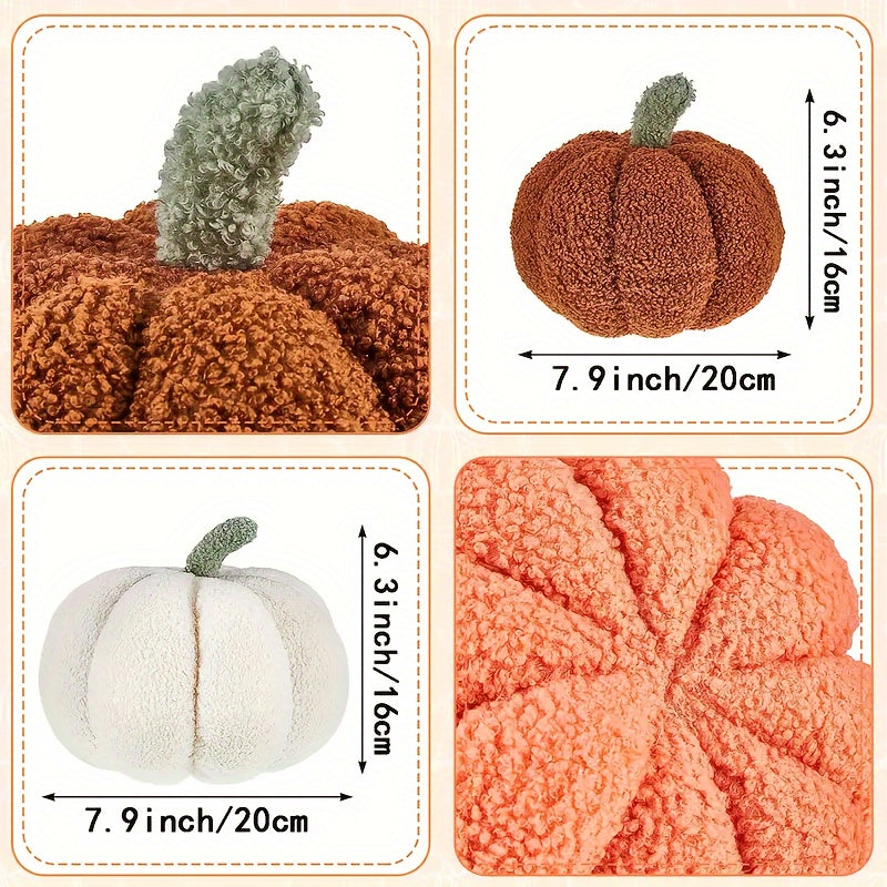 1pc Pumpkin Plush Pillow Halloween Decoration Home Party Favor Christmas Gift