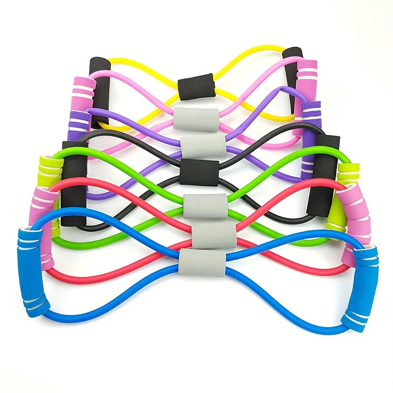 8 Shaped Tension Rope Chest Expander Elastic Strap