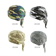 Men's Hip Hop Camouflage Pirate Hat for Riding