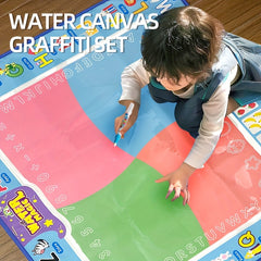 Kids Watercolor Painting Mat, Portable Art Toy, Colorful Design