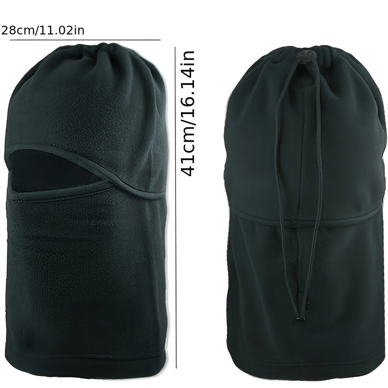 Fleece Hood Thicken Thermal Mask Winter Bike Motorcycle Riding Hood Collar