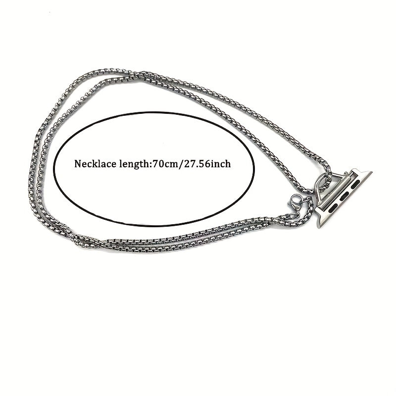 Metal Necklace Pendant For Smart Watch Anti lost Chain