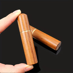 Wooden Needle Thread Box Hand Sewing Needle Tool Storage Cartridge