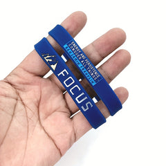 Silicone Bracelet Faith Hope Courage Basketball Wristband Women