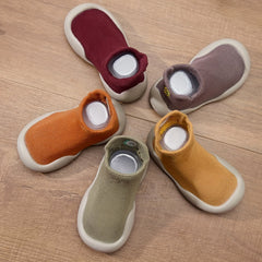 Baby Girls Fruit Slip On Sock Shoes Non Slip Walking Shoes
