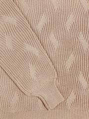 Turtleneck Chunky Knit Sweater Women's Solid Long Sleeve Jumper