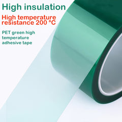 High Temp Heat Resistant Tape 33m 108ft No Residue Heat Transfer