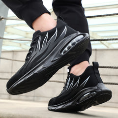 Men's Steel Toe Work Shoes Puncture Proof Anti-Skid Safety Sneakers