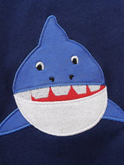 Boys Shark Embroidered Long Pants Spring/Autumn Kids Clothing