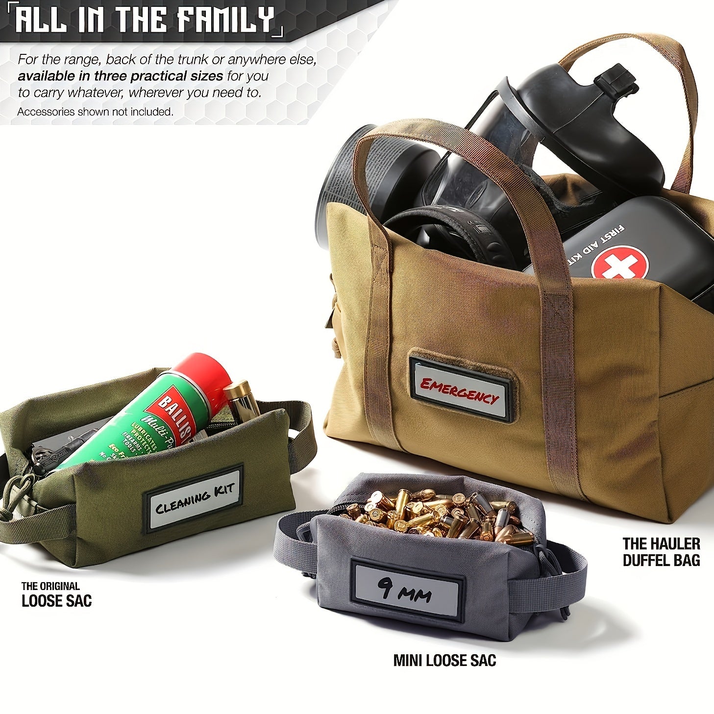 Range Bag Shooting Case Portable Ammo Bag Carrying Bag